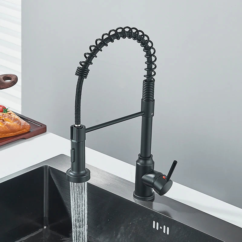 Pro-Series Pull-Down Kitchen Faucet – 360° Spring Design