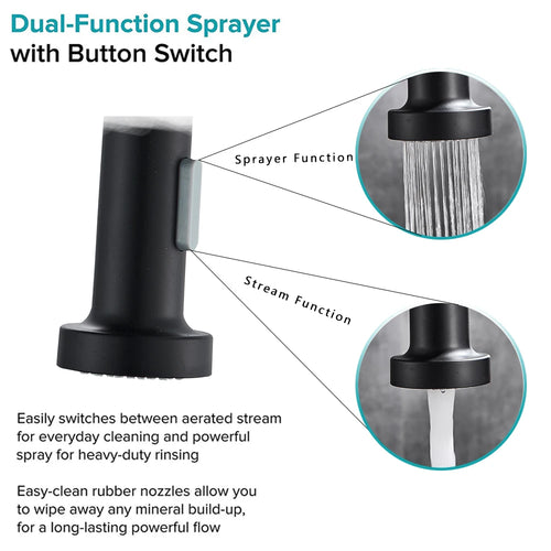 Pro-Series Pull-Down Kitchen Faucet – 360° Spring Design