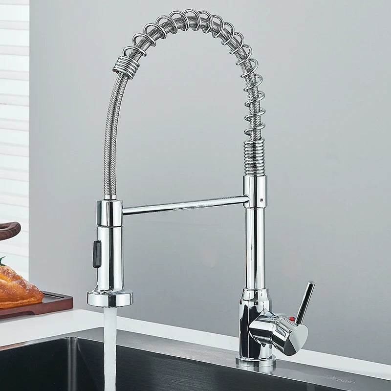 Pro-Series Pull-Down Kitchen Faucet – 360° Spring Design