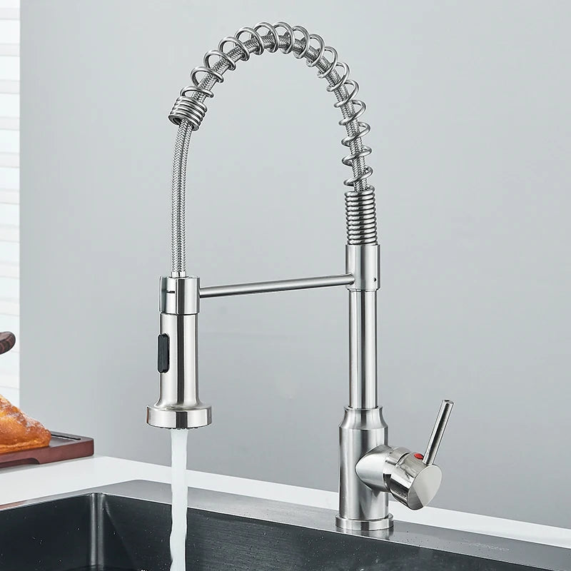 Pro-Series Pull-Down Kitchen Faucet – 360° Spring Design
