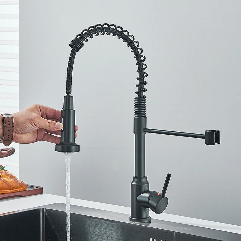 Pro-Series Pull-Down Kitchen Faucet – 360° Spring Design